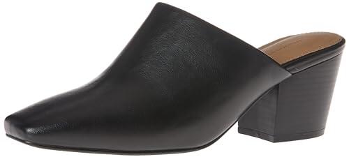 Amazon Essentials Zapato Estilo Mule con Punta Cuadrada Mujer, Negro, 40 EU