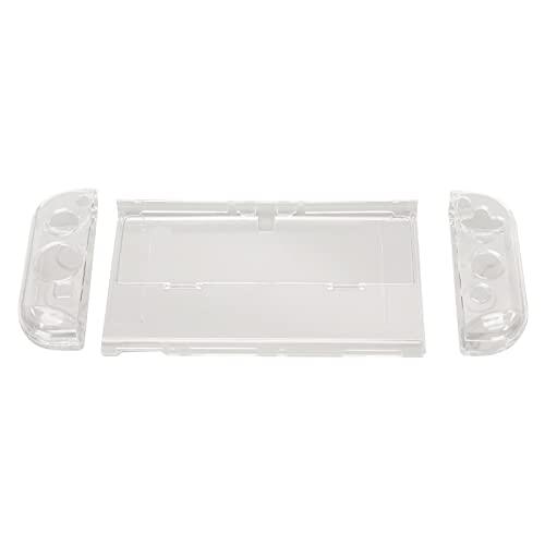 Funda Transparente para Consola de Juegos para para OLED, Carcasa Protectora para Gamepad a Prueba de Golpes con Funda Protectora de Diseño Acoplable