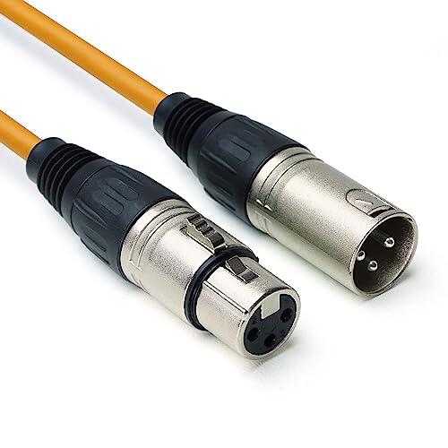 Cable de Micrófono Keepdrum MC001XX Naranja: Rendimiento y Fiabilidad Profesional