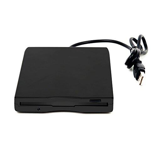 Kinetxiaxia Unidad de disquete USB 3,5" portátil externa de 1,44MB FDD para portátiles Windows 10/7/8/XP/Vista, Plug and Play, no requiere controlador adicional: negro…