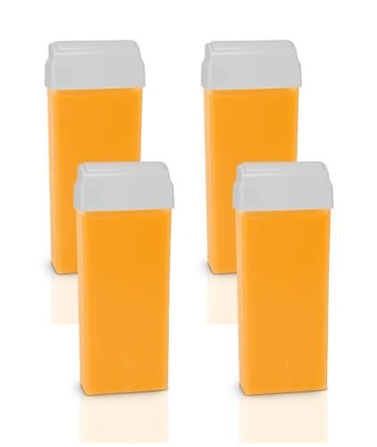 Cera Depilatoria Roll On Miel | Packs de Cera Roll On Profesional (4 unidades)