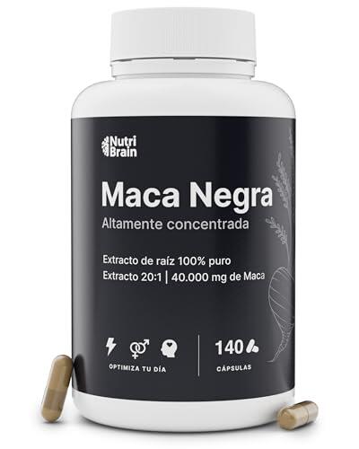 Maca Negra Peruana 100% Pura 32.000mg Ultraconcentrada Andina – Únicamente Maca Pura, SIN Ingredientes Adicionales Indeseados