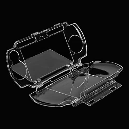 Funda Protectora, Funda De Cristal Transparente, Carcasa Protectora Dura Transparente, Caja Protectora A Medida con Soporte De Película para PSP2000 Y PSP3000