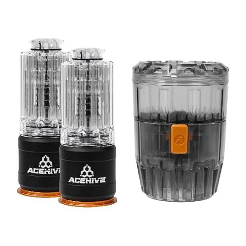 ACETECH AceHive Spawner Granada ficticia y cargador, con función de recarga rápida para todas las bolas de 6 mm. (StarterPack)