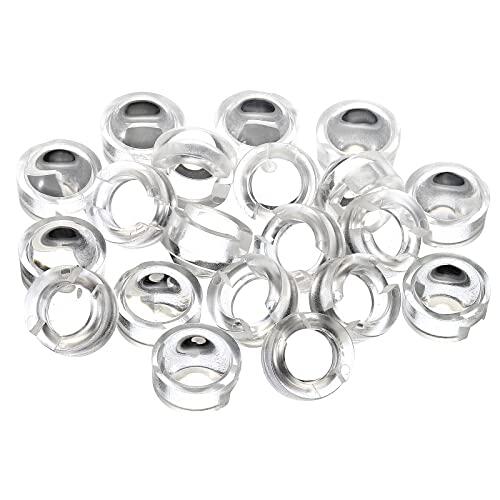 PATIKIL 13mm LED Convexa Lente, 20 Paquete 90 Grados Haz Ángulo Acrílico LED Óptica Convexo Condensador Lente para 1W 3W LED Lámpara Cuentas Infrarrojas Cámaras, Transparente