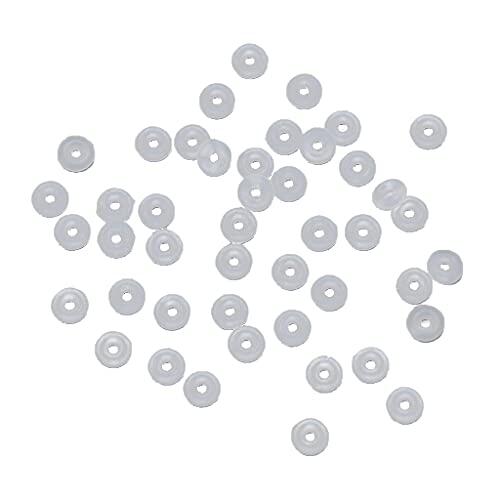 Tapón de Goma de Silicona para joyería, Clip, Bloqueo, Espaciador, Abalorios, Collar, Pulseras, Bloqueo, Espaciador, Abalorios