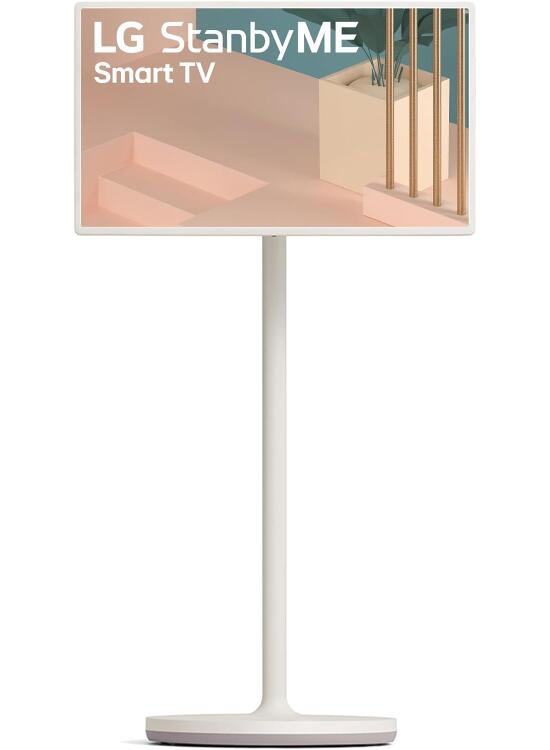LG 27ART10AKPL - Smart Monitor, StanbyMe, Portátil (Monitor/Smart TV), 27″, 1920×1080, FHD, LED (16:9), webOS6.0, Brillo Ajustable, Mando Incluido, Beige