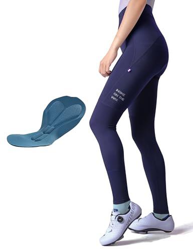 INBIKE Pantalones Ciclismo Mujer Largos Culote Bicicleta Entretiempo Ligeros Montaña MTB Transpirable(BU-L)
