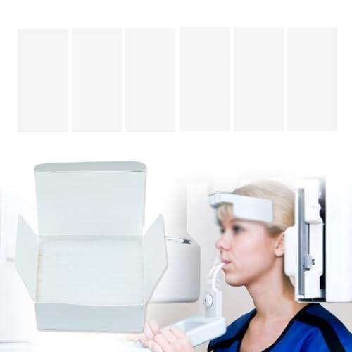 Funda desechable para bloque de mordida panorámica, suministros para radiografías dentales, 2" de largo x 1" de ancho, 200 piezas/caja