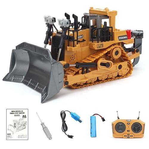 Construcción en casa: Análisis completo del bulldozer teledirigido Ezweiji de 9 canales