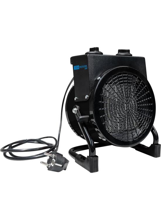Güde 85178 - Calefactor cerámico GH 2000 K (2000 W, 2 niveles de calor 1000/2000 W, 45 m³ de capacidad máxima de calefacción, elemento calefactor de cerámica PTC, termostato continuo, protección