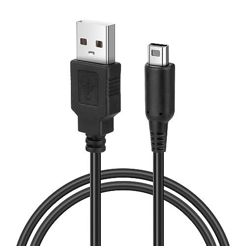 AXFEE 1.2 M Cable Carga para Nintendo 3DS, 1 Paquete de Cargador 3DS | Cable de Carga USB, para Nintendo 3DS, Cable de Carga, para Nintendo Nintendo New 3DS XL/3DS XL/New 2DS XL/2DS/Dsi XL