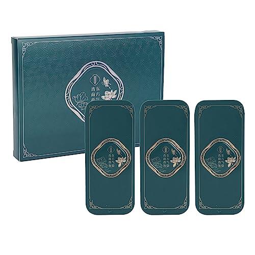 3 Cajas De Perfume Sólido De Larga Duración, Encantadora Fragancia De Frutas De Flores Naturales, Perfume Sólido De Bolsillo Portátil Para Hombres O Mujeres Para Uso En Viajes