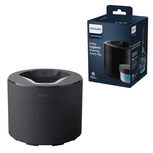 Philips Quick Clean Pod, cartucho de limpieza de Philips para afeitadoras eléctricas para hombre de las series 5000, 7000, 8000 y 9000, limpiador para afeitadoras eléctricas (modelo QCP10/01)