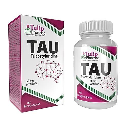 Tau (triacetiluridina) 50 mg 90 cápsulas veganas, probado en laboratorio de terceros, suplemento de alta resistencia