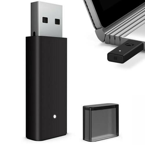 BAAQII Adaptador dongle receptor USB inalámbrico para juegos WIN 10 / Xbox One PC Controller X/S/Elite Series, adaptador inalámbrico compatible con controlador Xbox a PC Windows 10/11/8/8.1/7