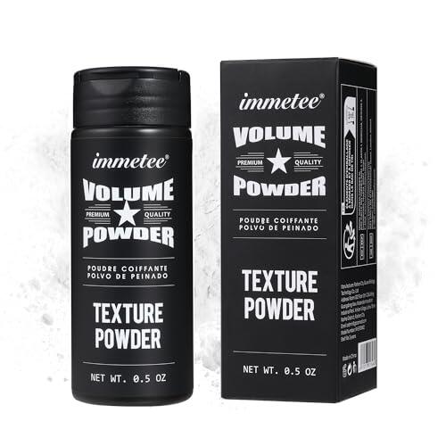 immetee Polvos Volumen Texturizantes Pelo Hombre Mujer,Polvos Para el Pelo,Efecto Mate y Acabado Natural,Mantiene el Cabello Suave y Esponjoso Todo el Día.14g (0.5 Oz)
