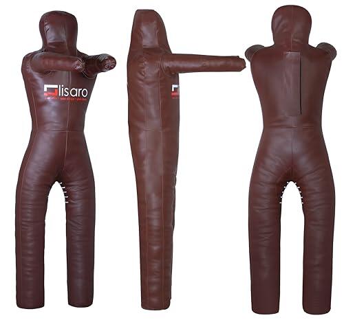 Lisaro Judo Grappling Dummy Talla 130/145/160/170 cm, marrón, sin rellenar, de pie, 130 cm