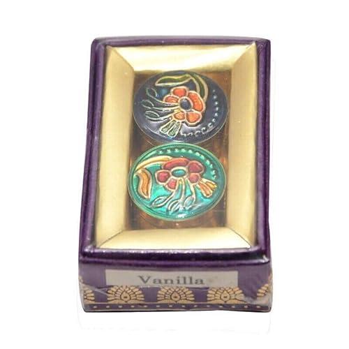 Chakra - Perfume sólido natural de vainilla para mujeres y hombres, hecho a mano con aceites esenciales, vegano y de larga duración