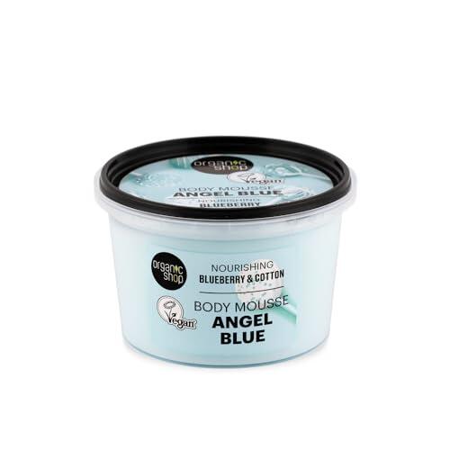 Organic Shop NATURA SIBERICA NOURISHING BLUEBERRY & COTTON MOUSSE CORPORAL ANGEL BLUE 250ML
