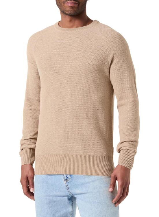 Jack & Jones Jcomaze-Cuello Redondo de Punto Jersey Hombre