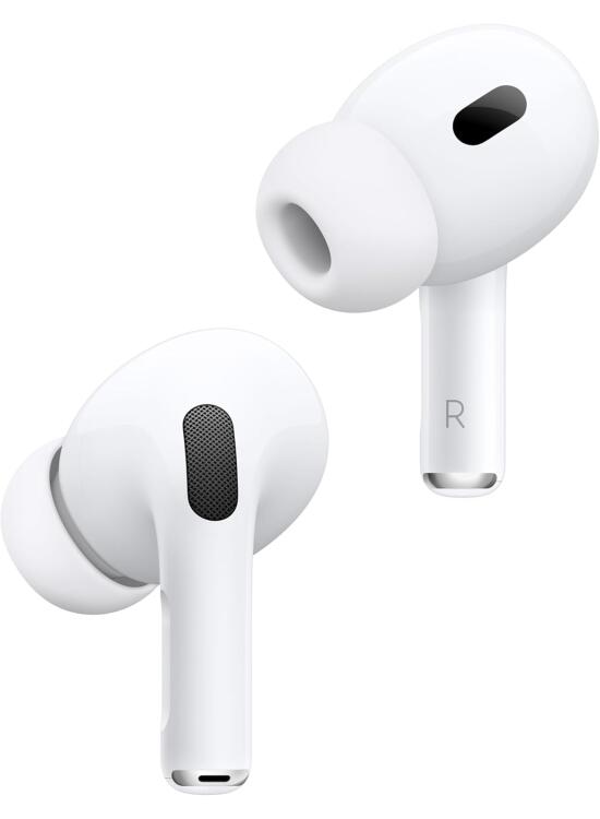 Apple AirPods Pro 2 Auriculares inalámbricos, Auriculares Bluetooth, cancelación Activa de Ruido, Audífono, Modo Sonido Ambiente, Audio Espacial Personalizado, Sonido de Alta fidelidad, Carga USB C