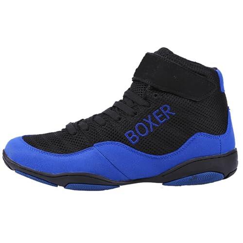 Zeihyeurus Botas Boxeo Mujer,Zapatillas De Deporte De Boxeo,Core Botas De Lucha,Comodidad Ligero,Respirable Antideslizante,con Malla Transpirable,para Fitness,Deportes,Sanda,CompeticióN,Entrenamiento