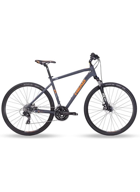 HEAD Unisex – Adultos I-Peak 1.0 Crossbike Mate Gris Naranja 50