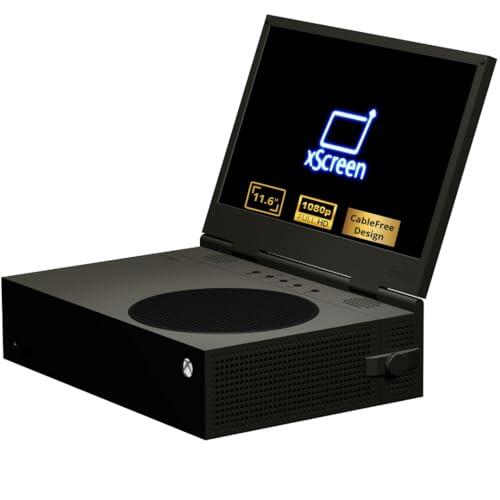 UPspec Gaming - Pantalla xScreen para Xbox Series S - Negro Carbón - Accesorio de Pantalla portátil IPS 11.6 1080P FHD 60Hz - Diseño único CABLEFREE