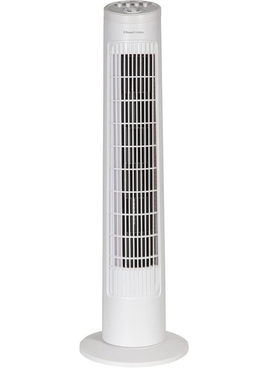 Ventilación Eficiente y Silenciosa para tu Espacio: Análisis del Ventilador de Torre Russell Hobbs