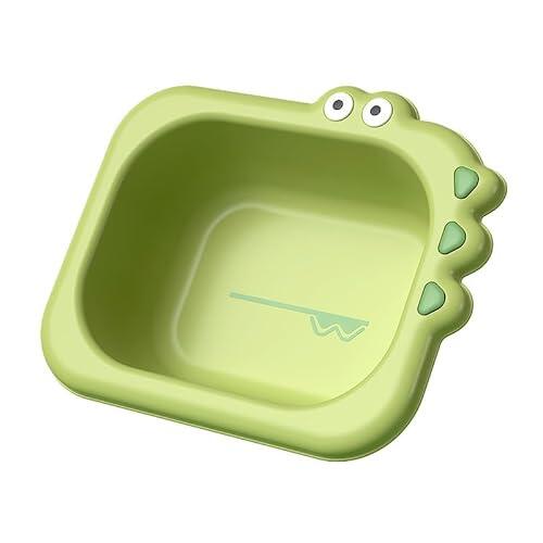 LALAFINA Lavabo infantil para recién nacidos con capacidad de 3000 ml de material PP resistente con diseño de dibujos animados antideslizante para baño y lavado seguros del bebé