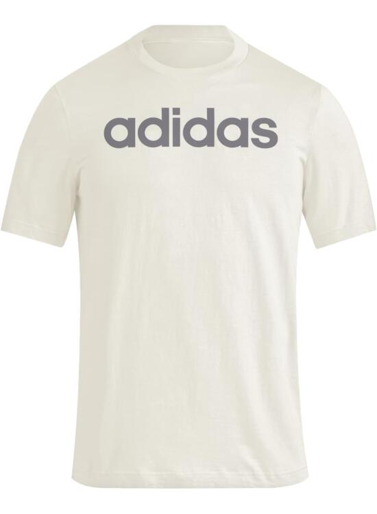 adidas Essentials Single Jersey Linear Embroidered Logo tee Camiseta de Manga Corta Hombre (Pack de 1)