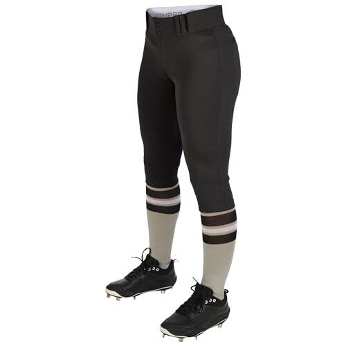 Champro Tournament Traditional Low-Rise Softball Knicker Bragas de sóftbol, Negro, M para Mujer