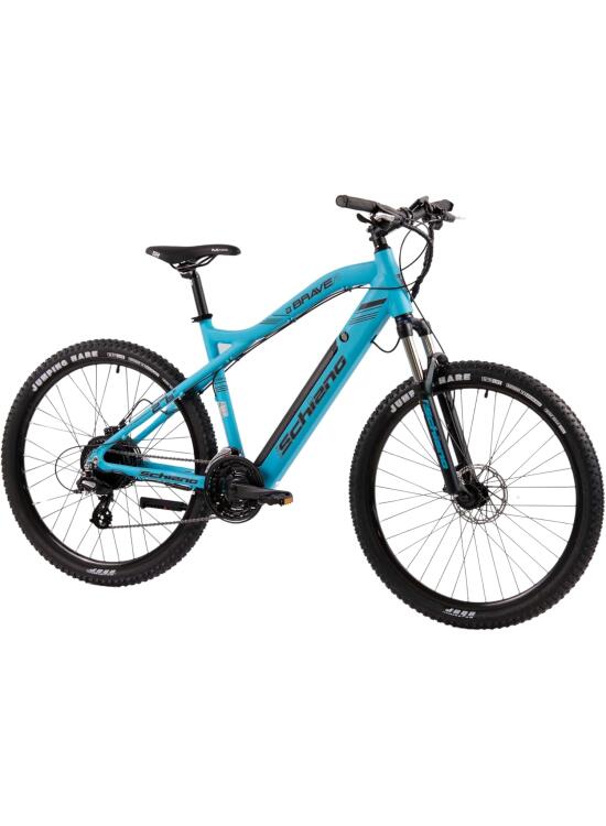 F.lli Schiano Braver, Bicicleta Electrica MTB, 27.5", Batería 36V 11.6Ah Extraíble, Motor 250W 50Nm, Bici Electrica de Montaña, Unisex Adulto