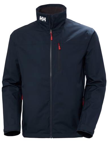 Helly Hansen Hombres Chaqueta Crew 2.0, Azul Marino, L