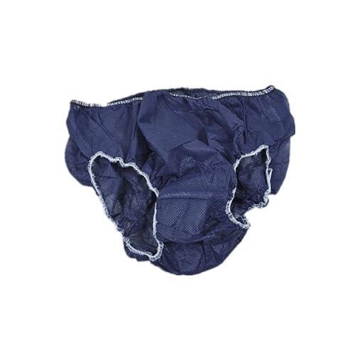 50 unidades Almericorp Calzoncillos Slip desechable polipropileno TNT para hombre, resistente, ropa interior I Azul Oscuro