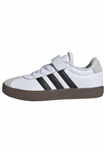 adidas Unisex Kids VL Court 3.0 FTWR White/Core Black/Grey One 1 UK 33 EU