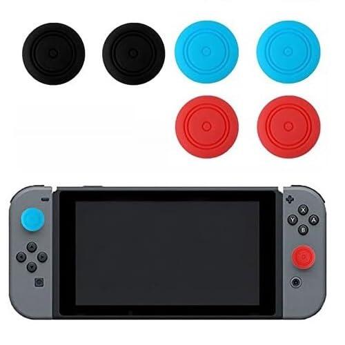 CABLEPELADO Cubierta Joystick, Grips para Joystick, Fundas para thumbstick, Tapas para Joystick, Joystick Thumb Stick, Compatible con Nintendo Switch, Silicona, 3 Pares