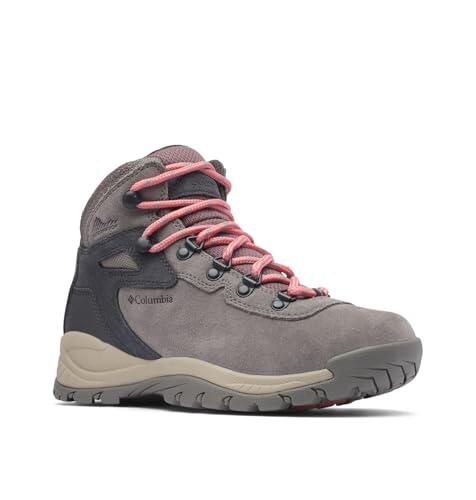Columbia Newton Ridge Plus WP Amped, Botas montaña de senderismo y trekking, Mujer, Stratus Canyon Rose 2024, 38 EU