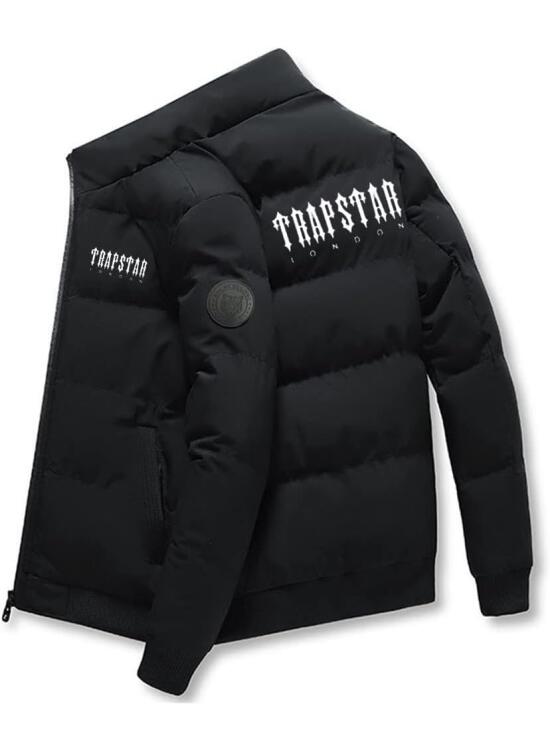 Dinint Hombre Trapstar Abrigo Parkas Invierno Abrigos para Hombre Trapstar London Chaqueta Zip Casual Jacket Winter Warm Jacket Outdoor