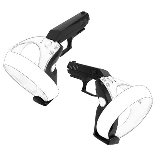 Geekria Funda para Controlador de Pistola de Juegos de Realidad Virtual Compatible con PSVR 2, Soporte de Disparo, Accesorios para Mango de Juego de Disparos de Realidad Virtual (1 par)