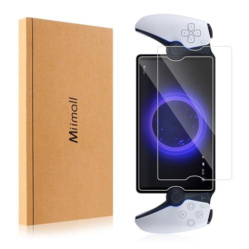 Miimall [2 Piezas] SONY PlayStation Portal Protector de Pantalla, 9H Dureza Cubierta de Vidrio Templado 2.5D Borde Curvo Anti-Rayaduras Anti-Huellas Dactilares Película HD para PlayStation Portal