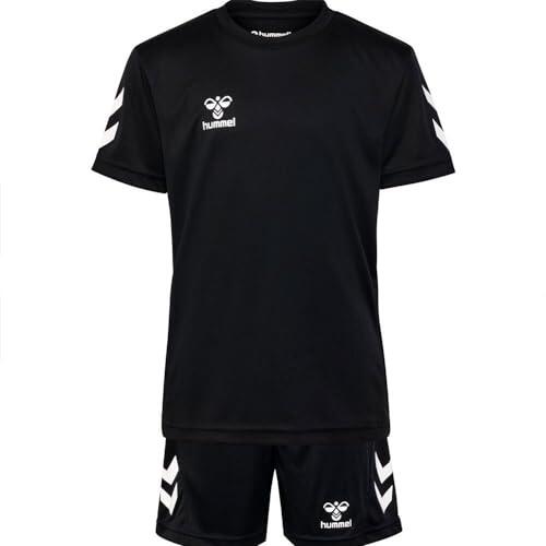 Hummel - hmlLOGO Set Kids, Camiseta niños Unisex, Black,