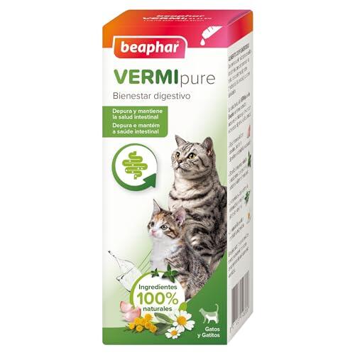 Salud digestiva felina con Beaphar VERMIpure líquido