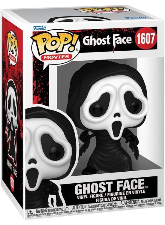 Funko Pop! Movies: Ghostface - Ghostface - Figura de Vinilo Coleccionable - Idea de Regalo- Mercancia Oficial - Juguetes para Niños y Adultos - Movies Fans - Muñeco para Coleccionistas y Exposición