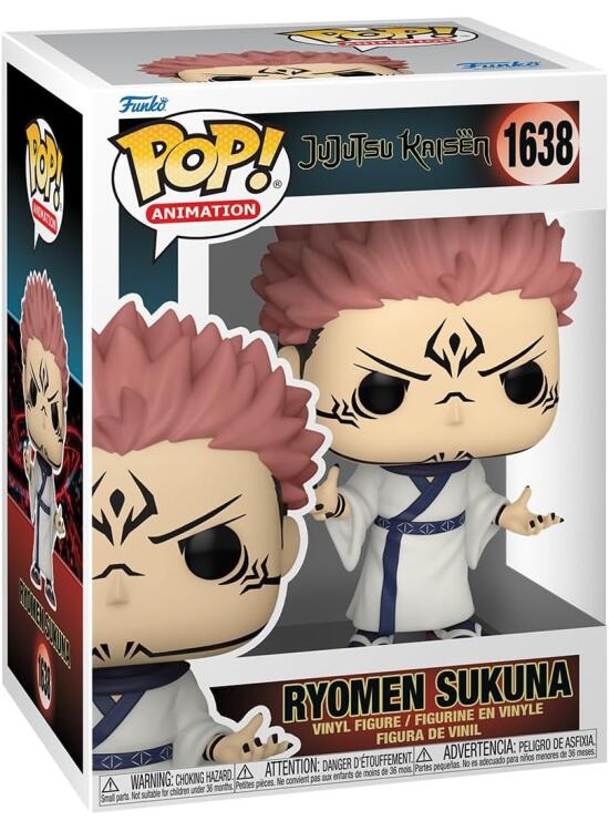 Funko Pop! Animation: JJK - Sukuna - Jujutsu Kaisen - Figura de Vinilo Coleccionable - Idea de Regalo- Mercancia Oficial - Juguetes para Niños y Adultos - Anime Fans - Muñeco para Coleccionistas