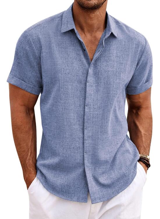 Análisis de la Camisa de Lino Masculina: Versatilidad y Confort Estival