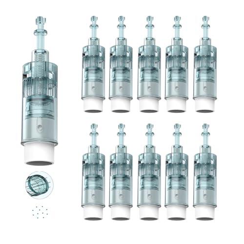 Dr.pen Ultima M8 - Cartuchos de aguja de 11 pines, pieza de repuesto original para bolígrafo microneedling modelo M8, cartuchos de micro agujas desechables auténticos (agujas de 11 pines, 10 unidades)