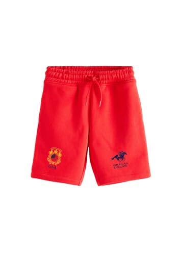 AMERICAN COLLEGE USA Bermuda Short Enfants Garçons Filles Shorts, Rojo, 12 años Unisex Kids