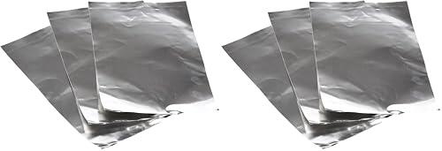 Rayher Láminas Aluminio para Grabar, Plata, 3 ud, 20x30 cm, Manualidades 3D y Scrapbooking, 2707022 (Paquete de 2)